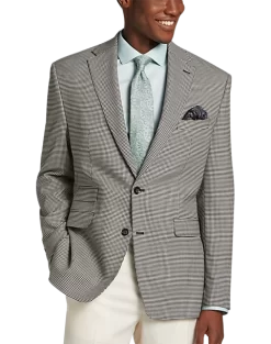 Tayion Classic Fit Suit Separates Coat, Black & White Houndstooth