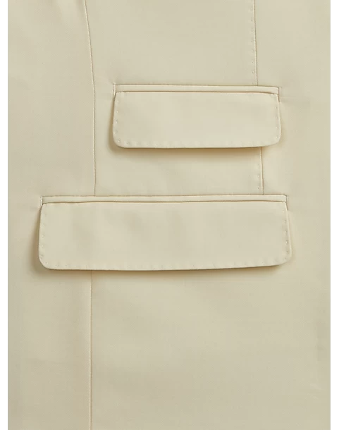 Tayion Classic Fit Suit Separates Coat, Cream - Image 4