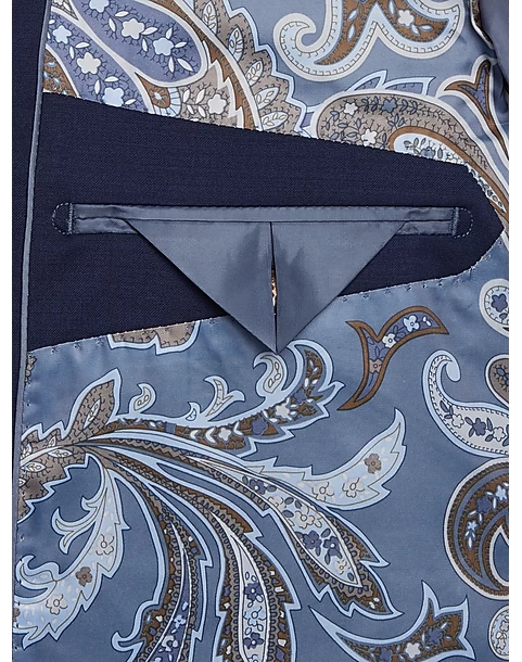 Tayion Classic Fit Suit Separates Coat. Navy - Image 3