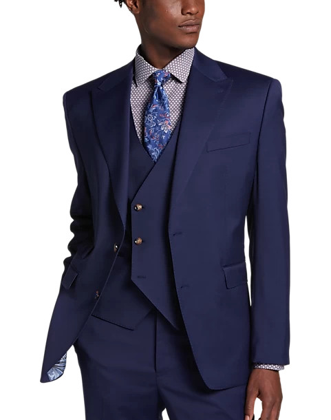 Tayion Classic Fit Suit Separates Coat. Navy - Image 5