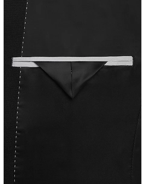 Wilke-Rodriguez Slim Fit Suit Separates, Black Grid - Image 3