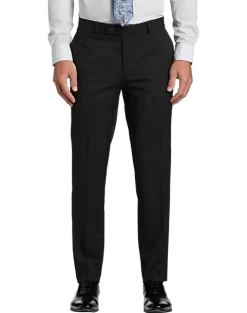 Wilke-Rodriguez Slim Fit Suit Separates Pants, Black Grid