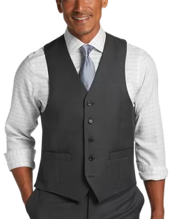 Lauren By Ralph Lauren Classic Fit Suit Separates Vest, Gray