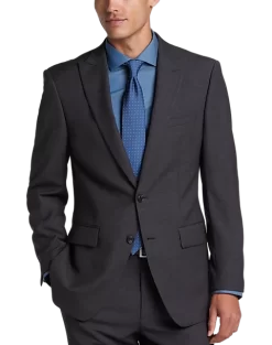 Calvin Klein Slim Fit Suit, Charcoal Check