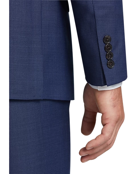 Lauren By Ralph Lauren Classic Fit Suit, Blue Tic - Image 2