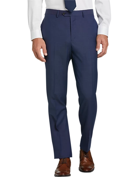 Lauren By Ralph Lauren Classic Fit Suit, Blue Tic - Image 3