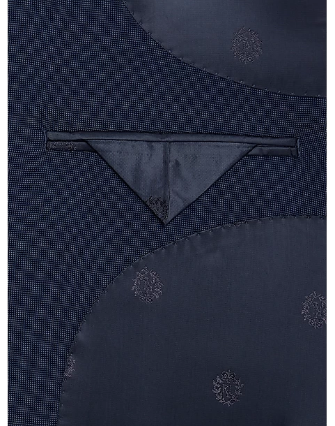 Lauren By Ralph Lauren Classic Fit Suit, Blue Tic - Image 4