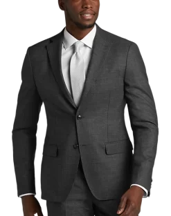 Calvin Klein X-Fit Slim Fit Suit Separates Coat, Charcoal Tic