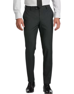 Egara Skinny Fit Suit Separates Dress Pants, Green Tic
