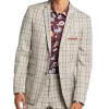 Paisley & Gray Slim Fit Suit Separates Coat, Brown Check