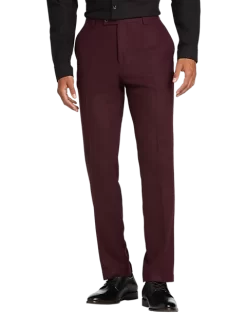 Paisley & Gray Slim Fit Suit Separates Pants, Deep Wine