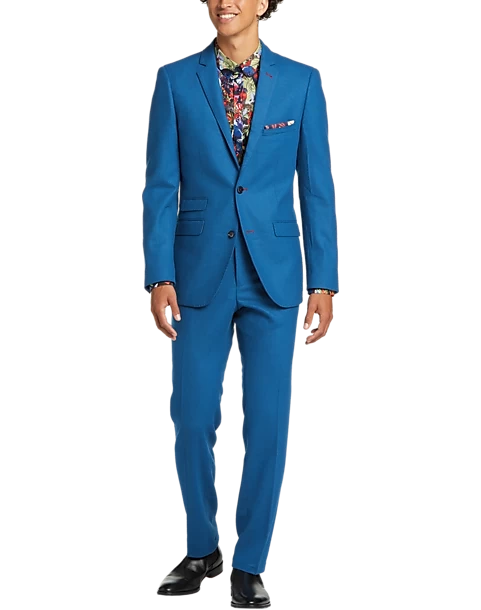 Paisley & Gray Slim Fit Suit Separates Coat, Cobalt Blue - Image 2