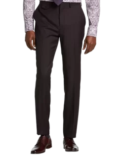 Tayion Classic Fit Suit Separates Pants, Wine Plum