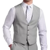 Calvin Klein X-Fit Slim Fit Suit Separates Vest, Light Gray Sharkskin