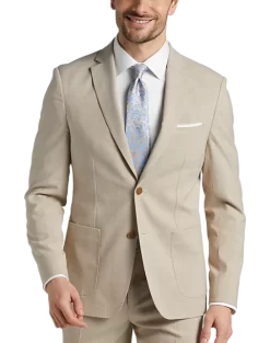Michael Kors Modern Fit Suit Separates Coat, Tan
