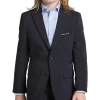 Kenneth Cole Reaction Boy's Suit, Charcoal Gray