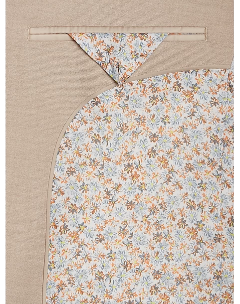 Egara Skinny Fit Notch Lapel Suit Separates Coat, Tan - Image 3