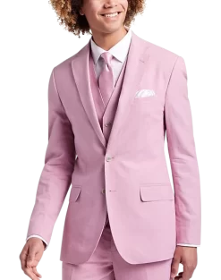 JOE Joseph Abboud Slim Fit Linen Blend Suit Separates, Dusty Blue