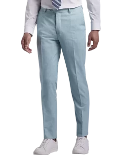 JOE Joseph Abboud Slim Fit Linen Blend Suit Separates Pants, Teal