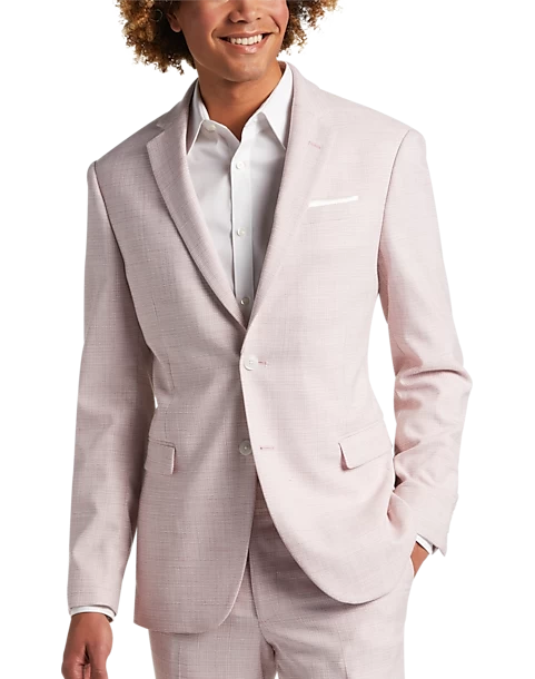 Egara Skinny Fit Suit Separates Coat, Rose Tic