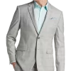 Egara Skinny Fit Suit Separates Coat, Orange & Gray Windowpane