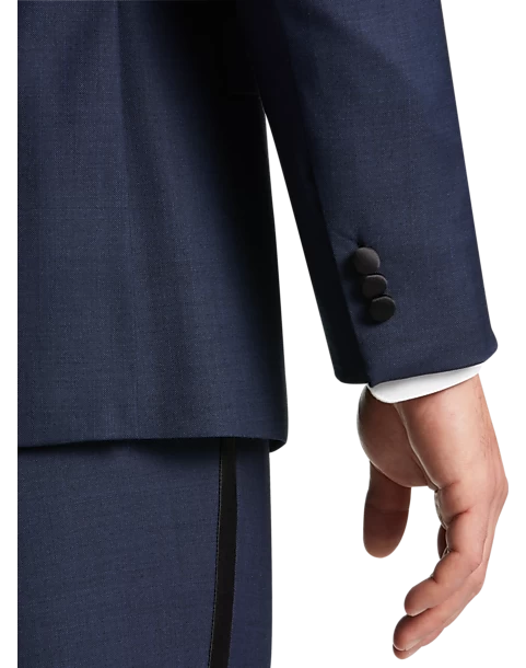 Pronto Uomo Modern Fit Notch Lapel Tuxedo Separates, Navy - Image 2