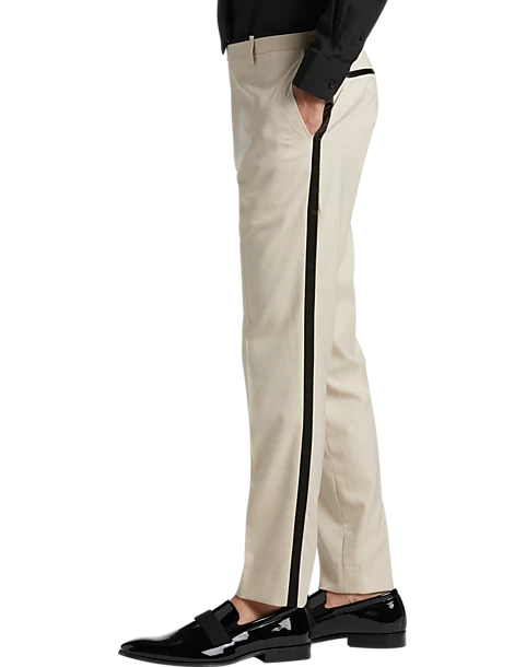 Paisley & Gray Slim Fit Suit Separates Pants, Beige - Image 2
