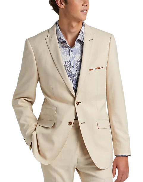 Paisley & Gray Slim Fit Suit Separates, Silky Beige