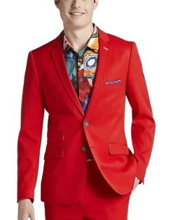Paisley & Gray Slim Fit Suit Separates Coat, Hot Rod Red
