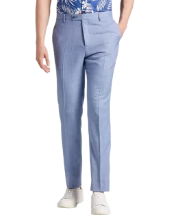 Paisley & Gray Slim Fit Suit Separates Pants, Blue Sharkskin