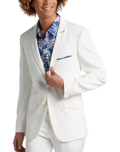 Paisley & Gray Slim Fit Suit Separates Jacket, White