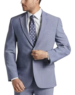 Awearness Kenneth Cole Modern Fit Suit, Light Blue