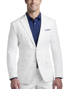 JOE Joseph Abboud Slim Fit Ljinen Blend Suit Separates, White