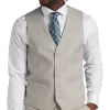 JOE Joseph Abboud Slim Fit Suit Separates Vest, Tan Sharkskin