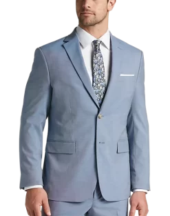 Pronto Uomo Modern Fit Suit Separates Coat, Blue Tic