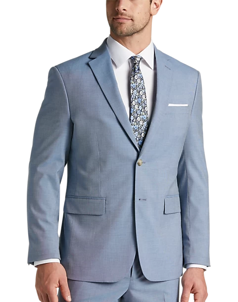 Pronto Uomo Modern Fit Suit Separates Coat, Blue Tic