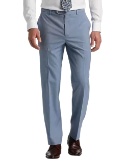 Pronto Uomo Modern Fit Suit Separates Pants, Blue Tic