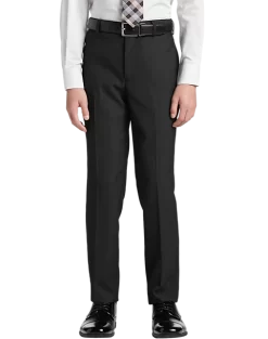 Michael Strahan Boys Suit Separates Pants, Black