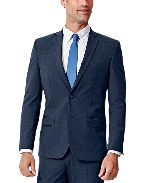 Haggar 4-Way Stretch Slim Fit Suit Separates Coat, Black