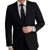 Haggar Premium Comfort 4-Way Stretch Slim Fit Suit Separates Coat, Black