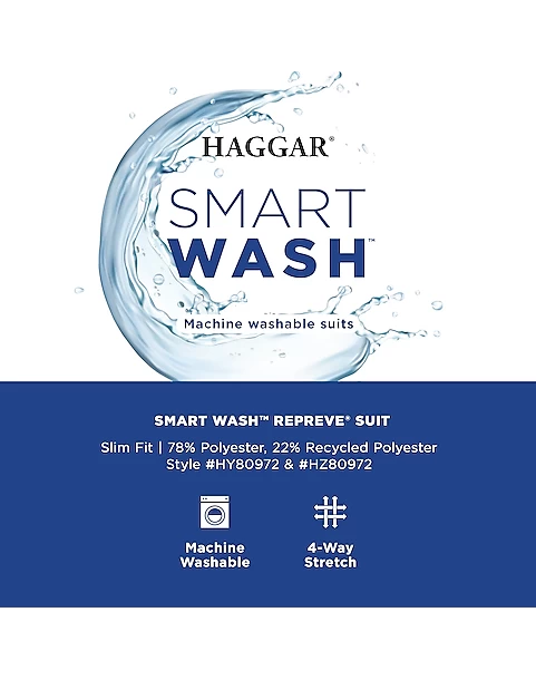 Haggar Smart Wash™ Slim Fit Suit Separates Coat, Charcoal Gray - Image 5