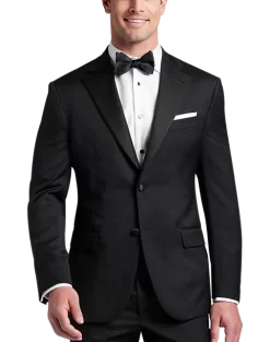 Joseph Abboud Black Label Modern Fit Suit Separates Tuxedo Coat, Black