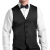 Joseph Abboud Black Label Modern Fit Suit Separates Tuxedo Vest, Black