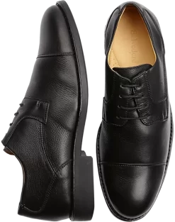 Belvedere Duke Cap Toe Shoes, Black