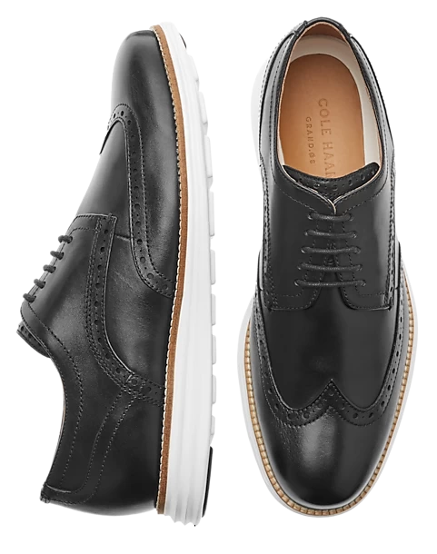 Cole Haan Original Grand Wingtip Oxfords, Cognac