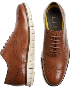 Cole Haan Zerogrand Wingtip Oxfords, Tan