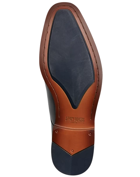 Stacy Adams Bayne Double Monk Strap Dress Shoes, Cognac - Image 2