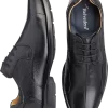 Belvedere Coronado Bike Toe Lace-Up Dress Shoes, Black