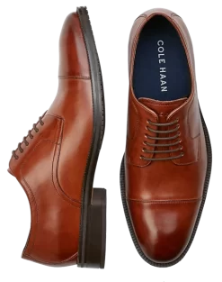 Cole Haan Modern Essentials Cap Toe Oxfords, Cognac