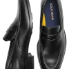 Cole Haan Hawthorne Moc Toe Penny Loafers, Black